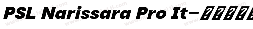 PSL Narissara Pro It字体转换